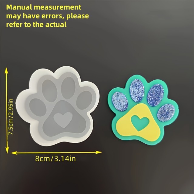 Silikonski model za milo ali vosek v obliki tačke 