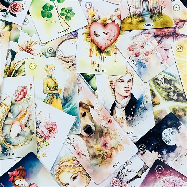 Pomladne Lenormand karte