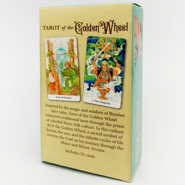 Komplet kart Tarot zlatega kolesa