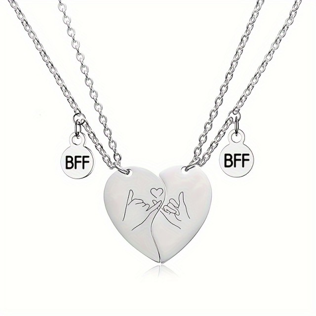 Komplet 2 personaliziranih ogrlic za najboljši prijateljici