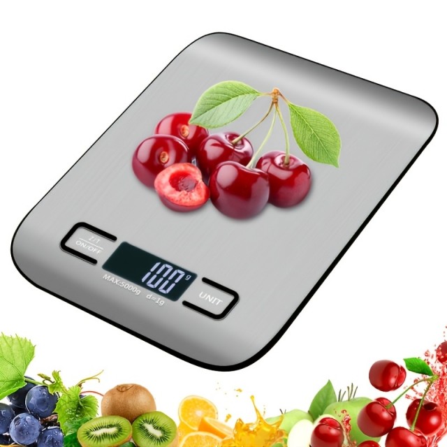 Natančna digitalna kuhinjska tehtnica – do 5 kg