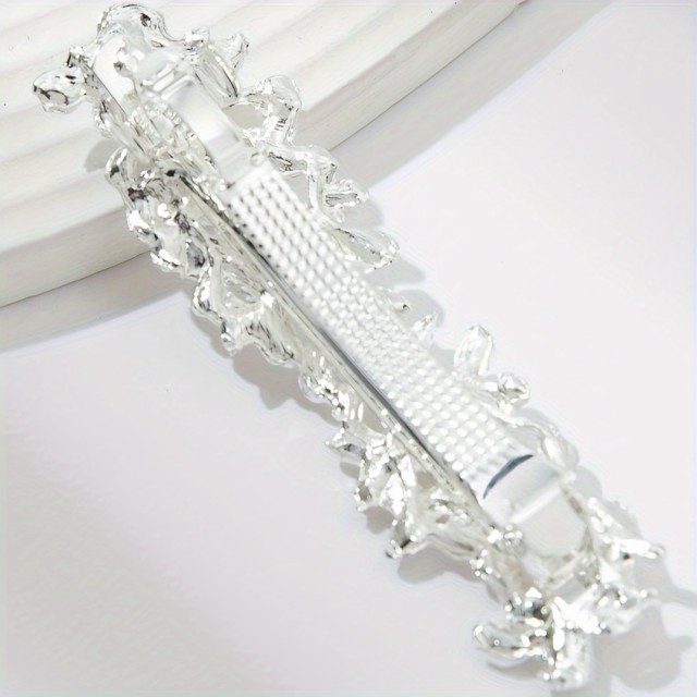 Ženska sponka za lase v srebrni barvi 