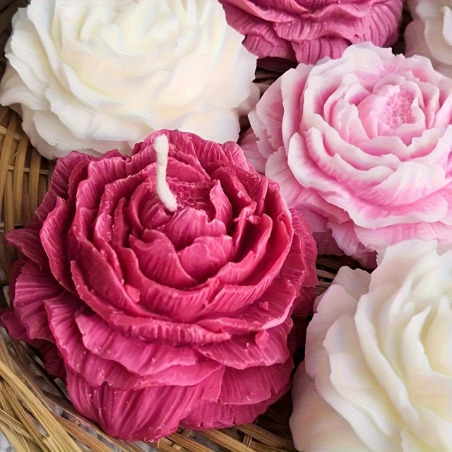 2 velika silikonska kalupa potonike - realistična 3D cvetlična oblika