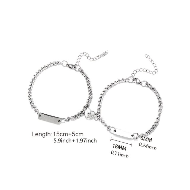 Komplet 2 zapestnic ZANJO & ZANJ z možnostjo gravure 