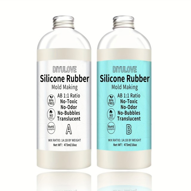 Silikonska guma za izdelavo kalupov – 2-komponentna (A+B) | 1 : 1