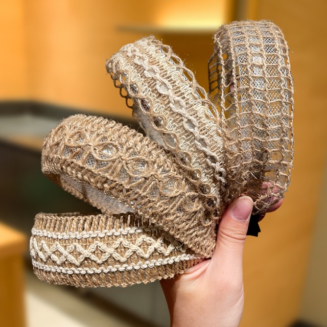 Komplet 4 elegantnih obročev za lase v boho stilu