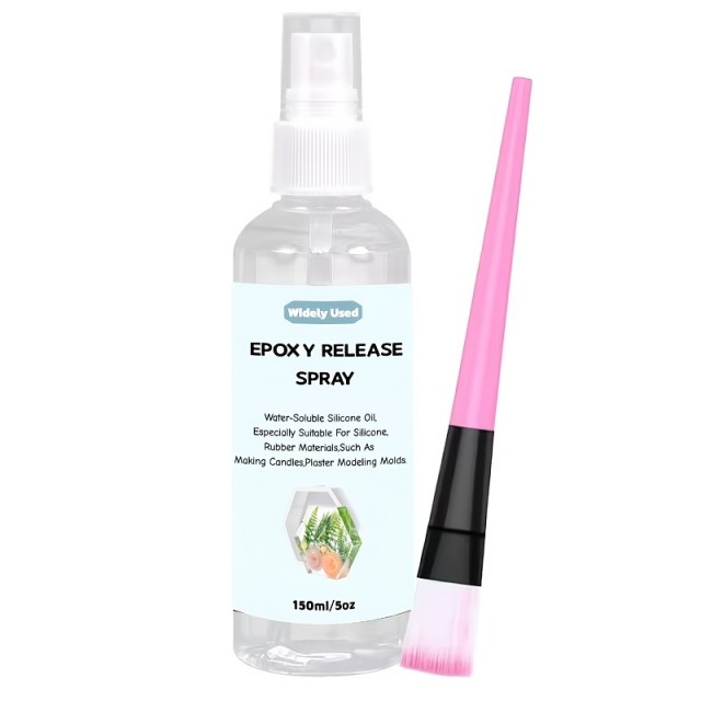 Ločilni sprej za kalupe mil sveč epoksi smole 2X 150 ml + 2 čopiča 