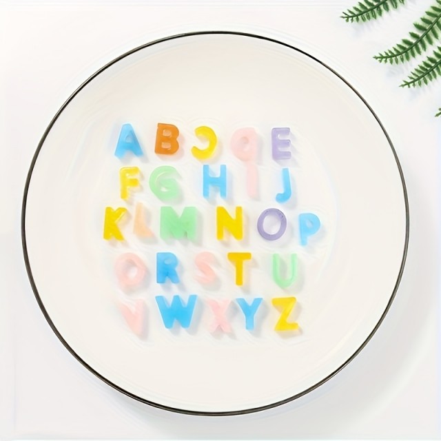 Komplet 2 silikonskih modelov s črkami in številkami