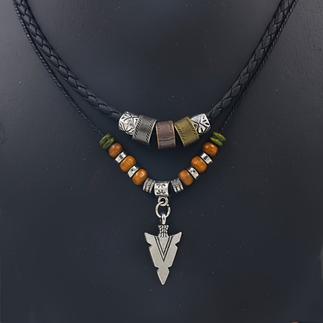 2 delna moška verižica s puščico