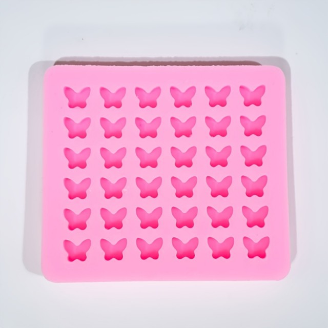 2 kosa silikonskih modelov za DIY obrt v obliki rožic in metuljev