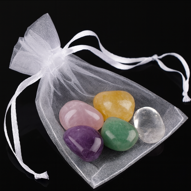 Komplet 5 kristalov za DOBRO POČUTJE – mir, energija in čustvena harmonija