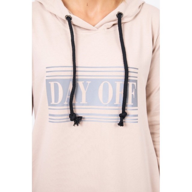 Daljši pulover/ obleka DAY OFF bež barve