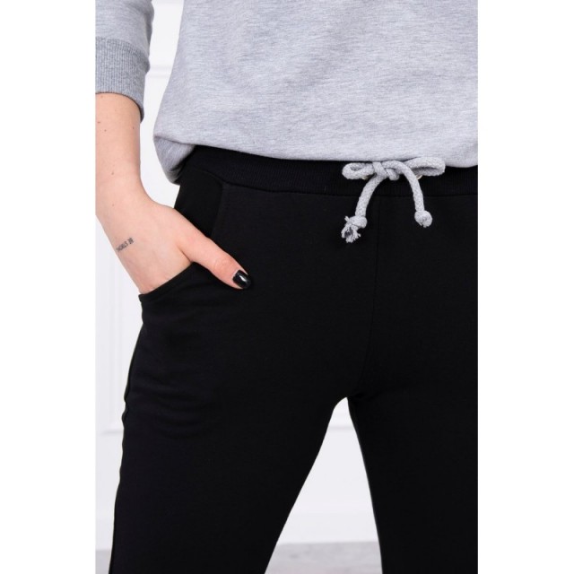 Trenirka dvodelna črna UNI