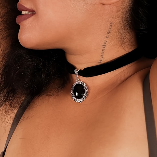 Čudovita choker ogrlica viktorijanski stil 