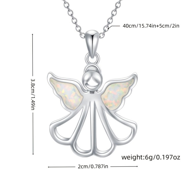 Ogrlica z angelskim obeskom nerjaveča