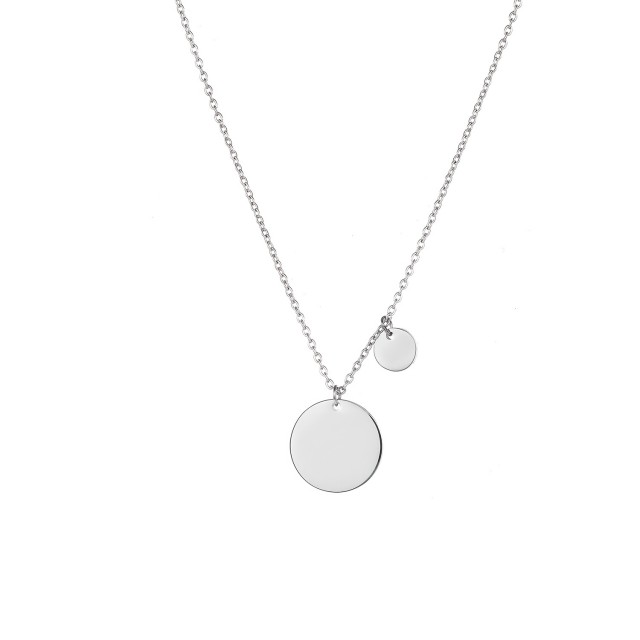 Personalizirana ogrlica dva kroga in gravura po želji