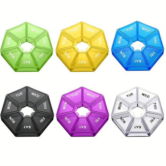 Tedenski potovalni organizator za zdravila – 7-dnevna škatlica