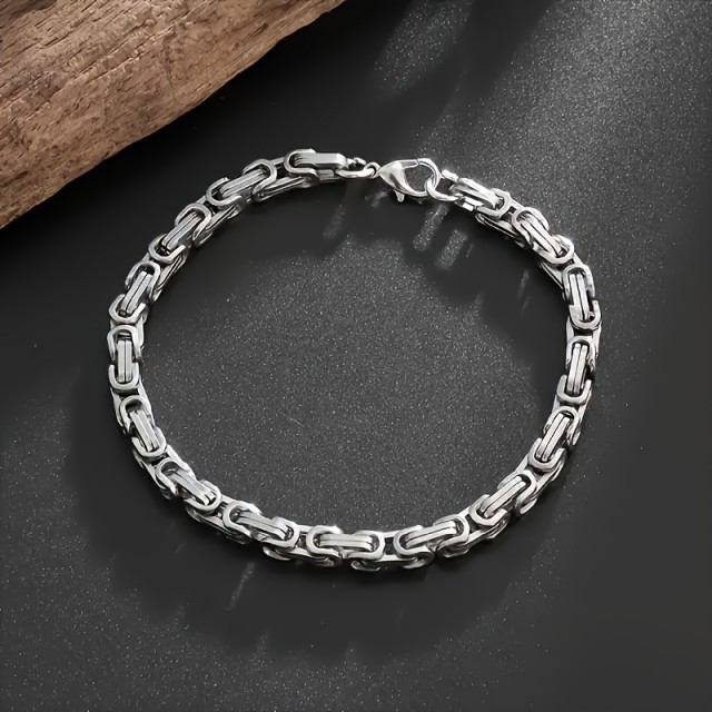 2-delni komplet za moške iz nerjavečega jekla 