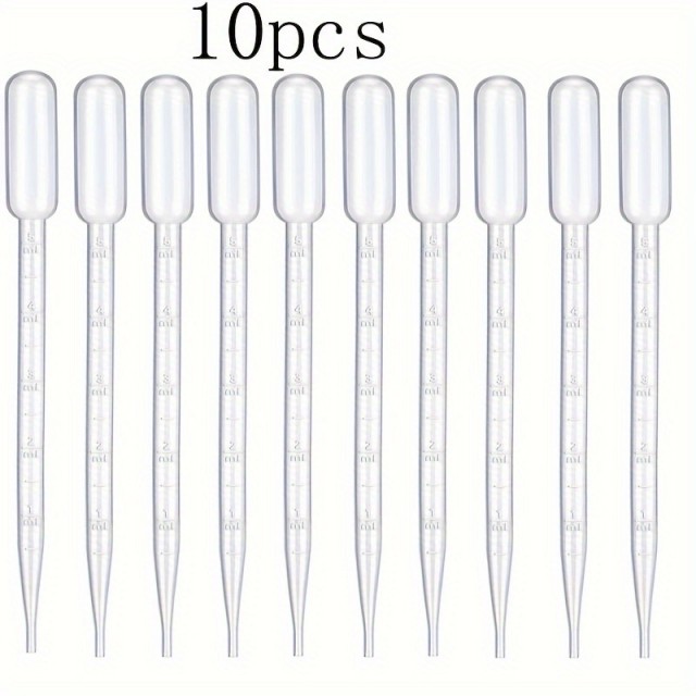 Komplet 10 plastičnih kapalk za sveče 2ml 