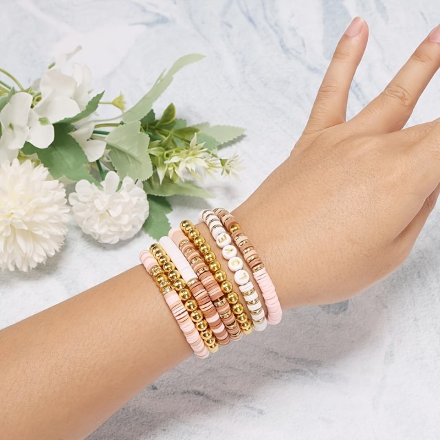 Komplet 4000 kosov polimernih glinenih kroglic za izdelavo nakita