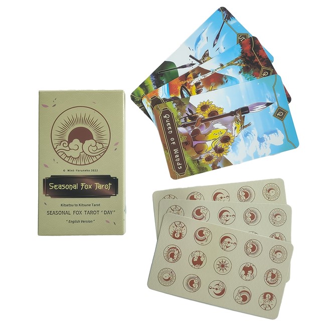 79-delni komplet tarot kart – Tarot štirih letnih časov lisice