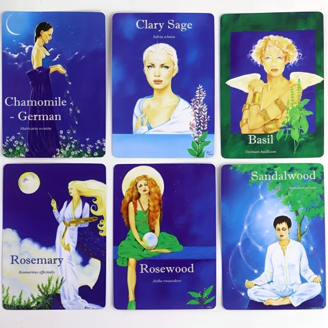 Komplet 42 Kart za Vpogled in Delo z Eteričnimi Olji