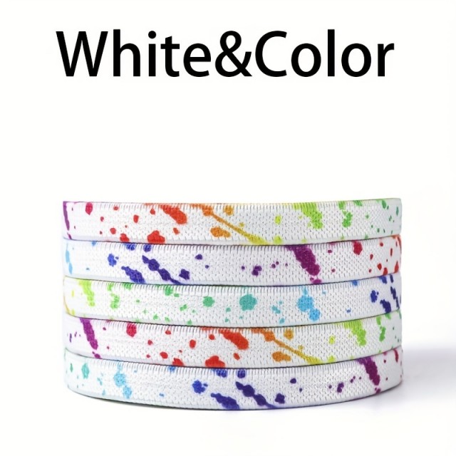 Elastične športne vezalke z barvnim potiskom – 100–105 cm