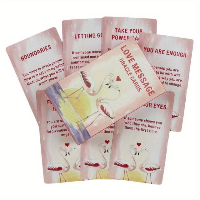 Komplet 54 orakeljskih kart LJUBEZENSKA SPOROČILA