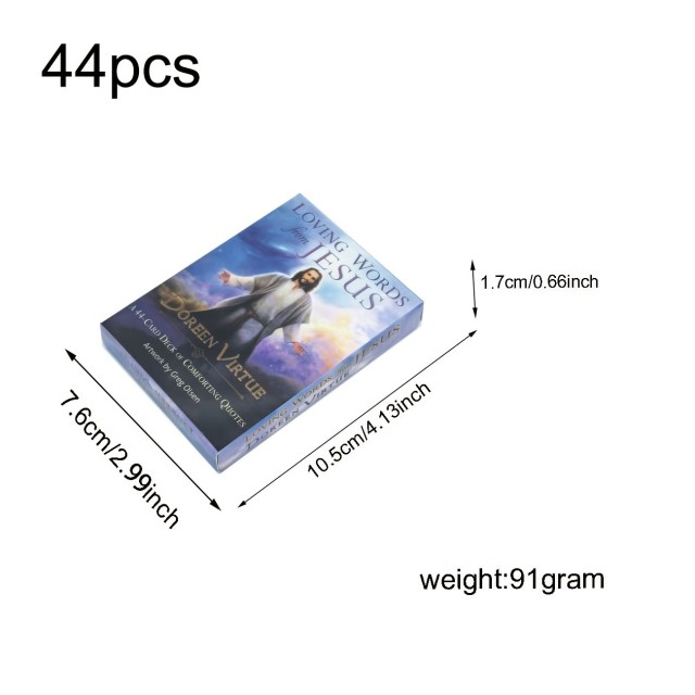 Komplet orakeljskih kart Ljubeče besede Jezusa