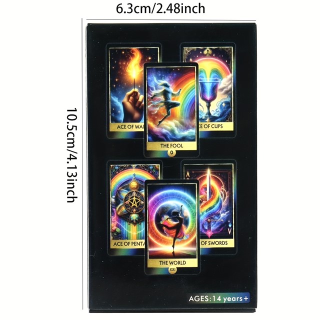 79-delni komplet tarot kart – Mavrični tarot