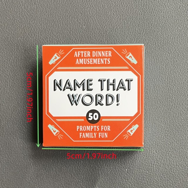 Igra s kartami - Name That Word! 50 izzivnih vprašanj