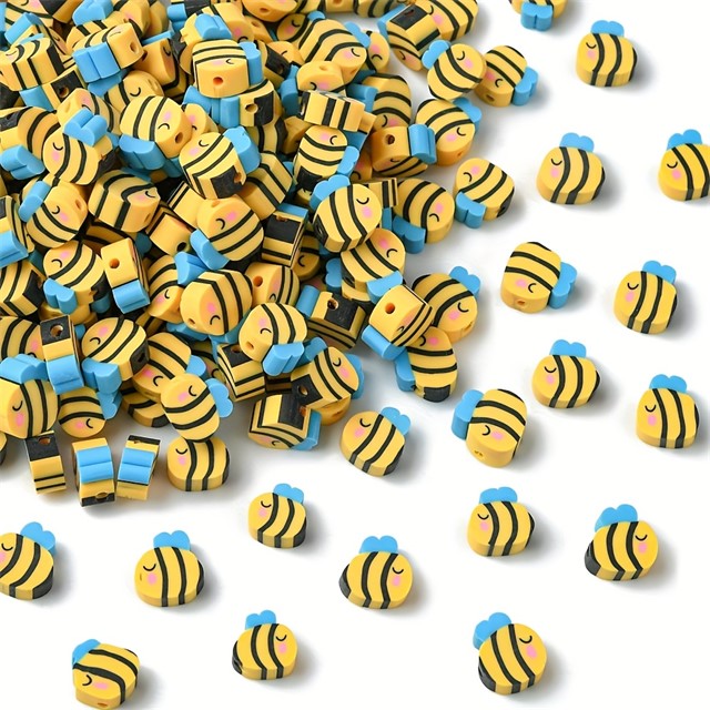 Fimo perle čebelice – komplet 50 kosov