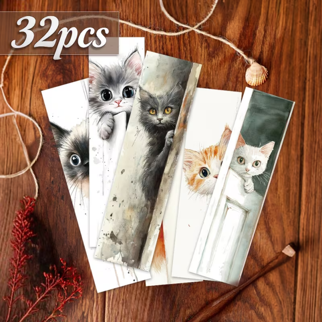 32 ljubkih knjižnih kazal z motivom muck