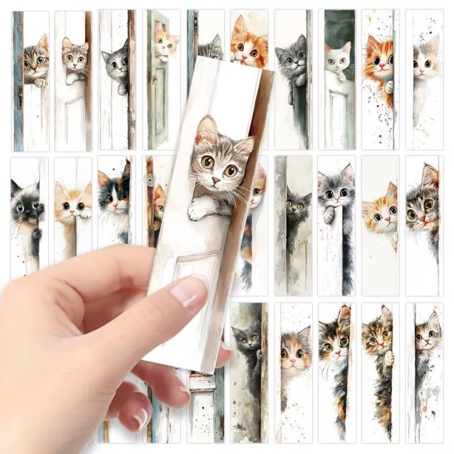 32 ljubkih knjižnih kazal z motivom muck