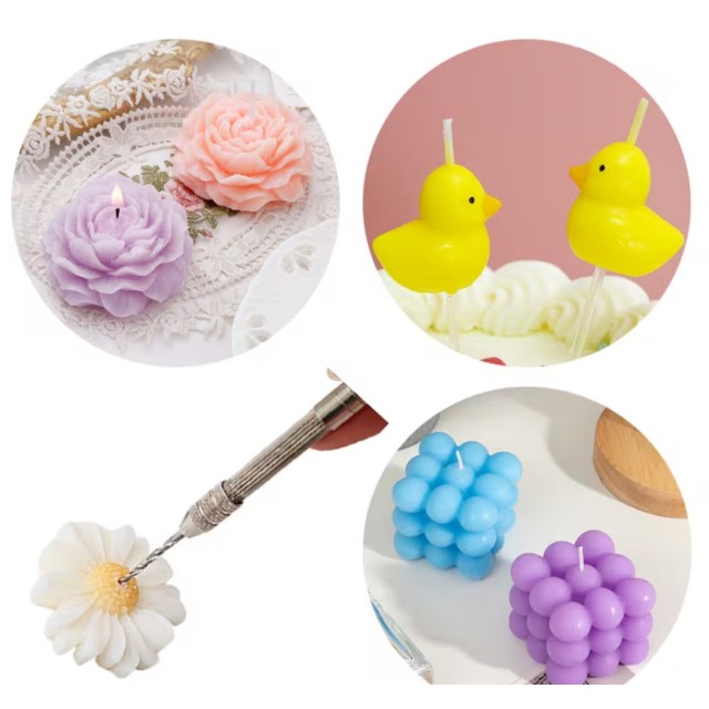 15 delni komplet igel za prebadanje silikonskih kalupov 