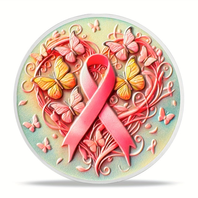 Podporni spominski kovanec – Rožnati trak upanja