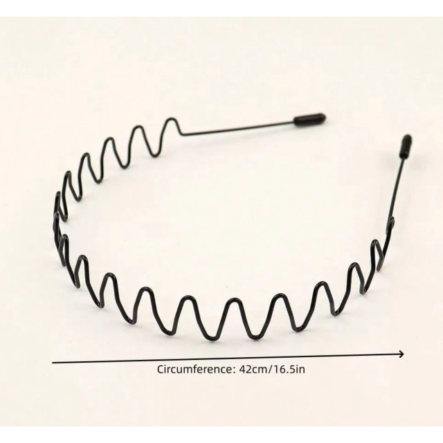 Komplet 4 valovitih obročkov za lase – UNI