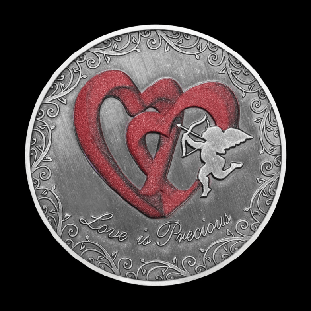 Zbirateljski darilni kovanec – Ljubezen je dragocena