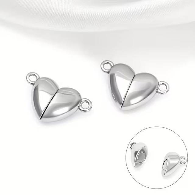 Magnetni povezovalni obeski v obliki srca – 5 kosov