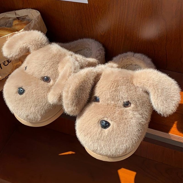 Izjemno topli hišni copati v obliki kužka