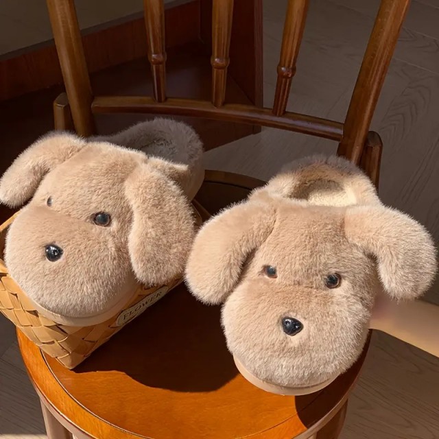 Izjemno topli hišni copati v obliki kužka