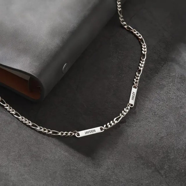 Personalizirana moška verižica z možnostjo do 3 gravur