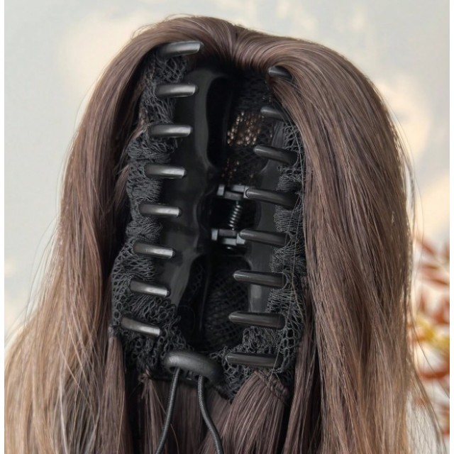 Ombre čop na klipsno dolg valovit