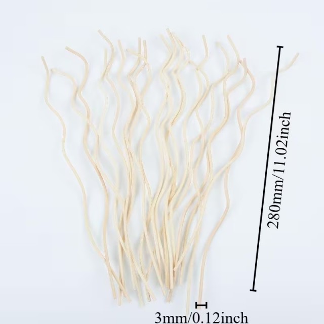 Valovite ratan palčke za difuzor - komplet 5 kosov