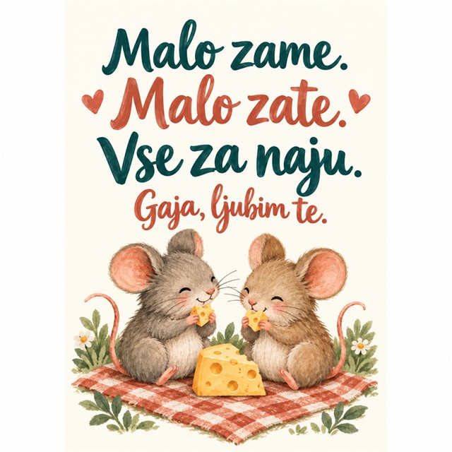 Personaliziran magnet zanjo zanj