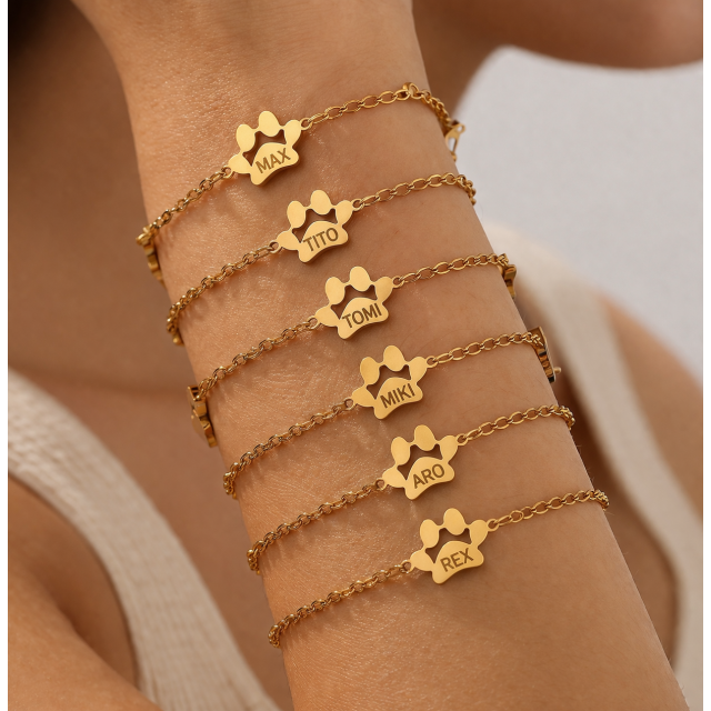 Personalizirana zapestnica z odtisi tačk (1–4 tačke)