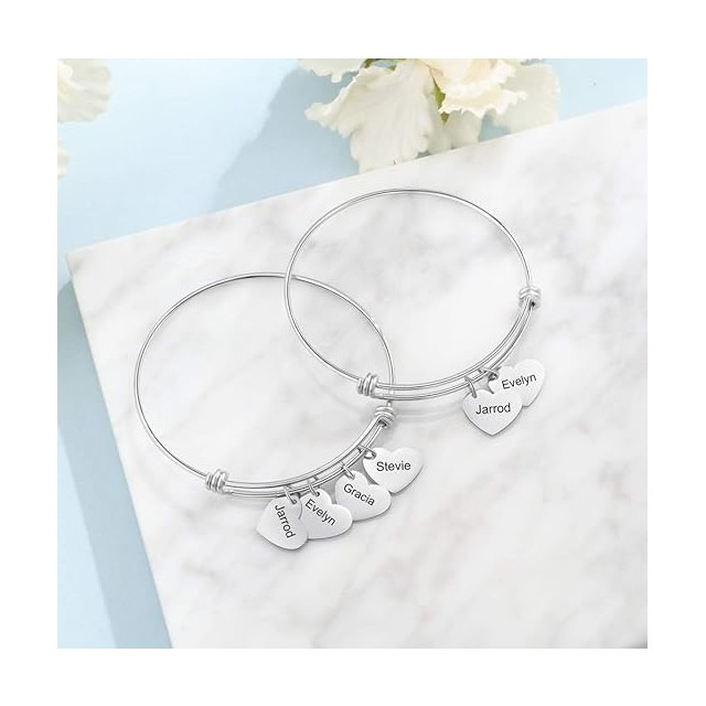 Personalizirana zapestnica z obeski src IMENA DRUŽINE