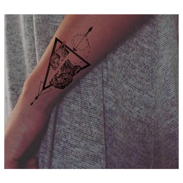 Set manjših tatujev v črni barvi - 20 v kompletu 