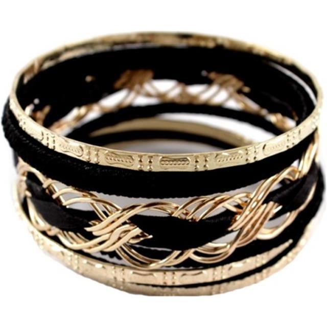 Set zapestnic antično zlat