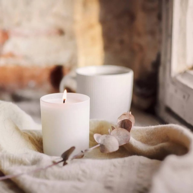 Sojin vosek pastile za sveče v kozarcih